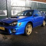 Subaru WRC goud